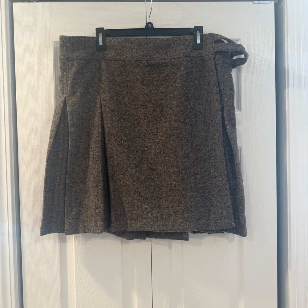 Max Studio Gray Skater Skirt